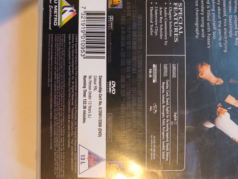 All That Jazz DVD