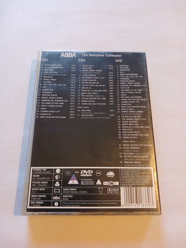 Abba, The Definitive Collection, 2 x CD + DVD