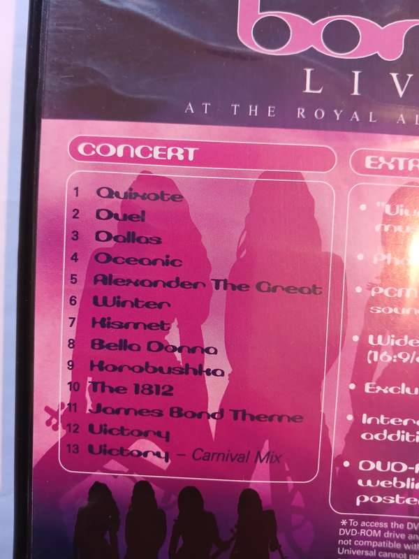 Band Live at the Royal Albert Hall DVD