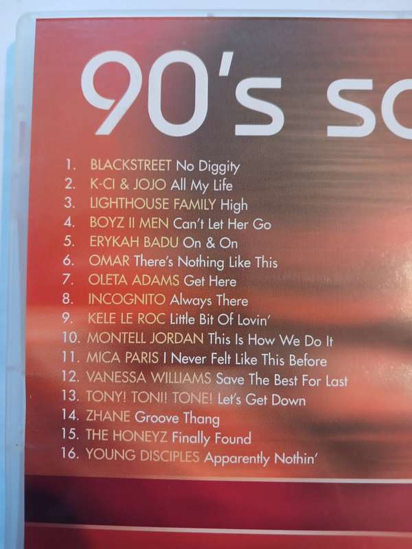 90's Soul, Classic Music Videos DVD