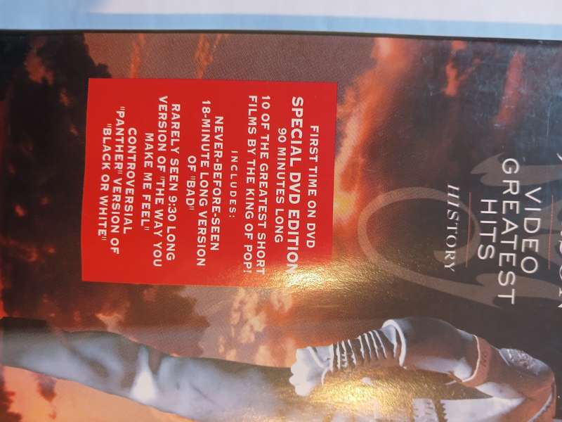 Michael Jackson, Video Greatest Hits, History DVD