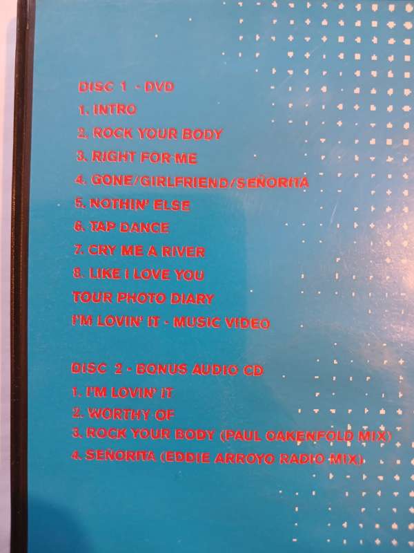 Justin Timberlake Live from London CD/DVD