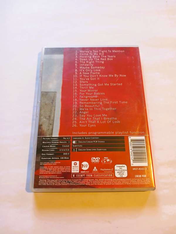 Simply Red, Greatest Video Hits DVD