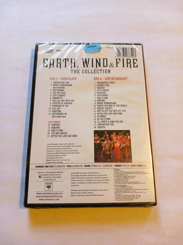 Earth, Wind & Fire, The Collection DVD, New