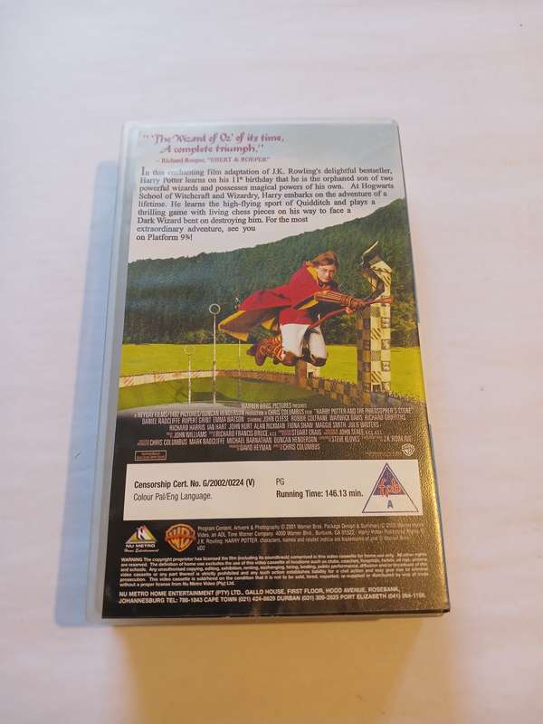 Harry Potter and the Philosopher's Stone VHS