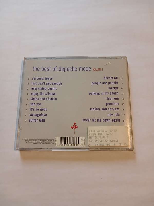 Depeche Mode, The Best Of, Vol. 1, CD