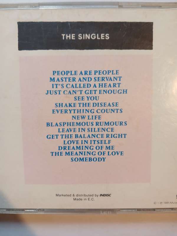 Depeche Mode, The Singles 81 - 85 CD, EU