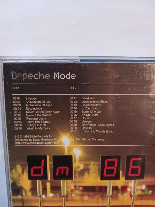Depeche Mode, The Singles 86 - 98, 2 x CD