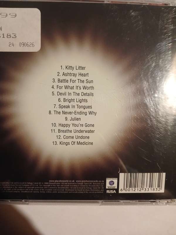 Placebo, Battle for the Sun CD