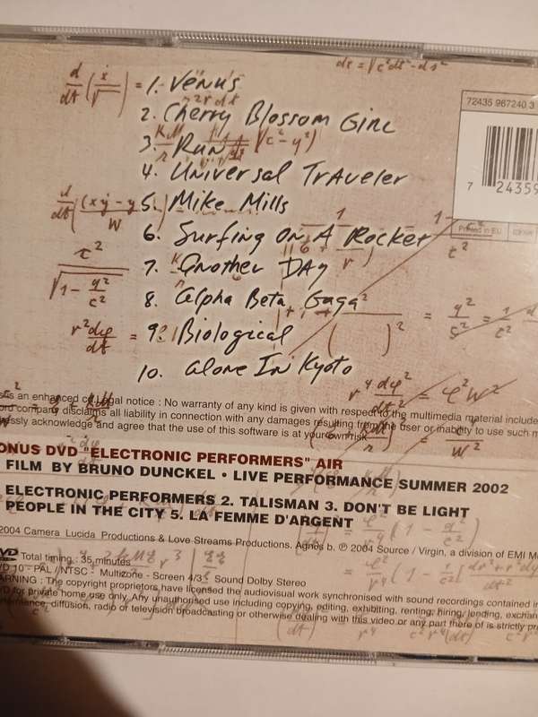 Air, Talkie Walkie, Enhanced CD/DVD. Limited Edition, UK