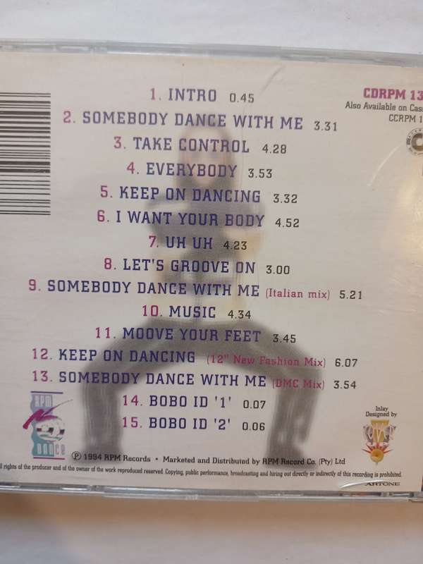 DJ Bobo, Dance with Me CD