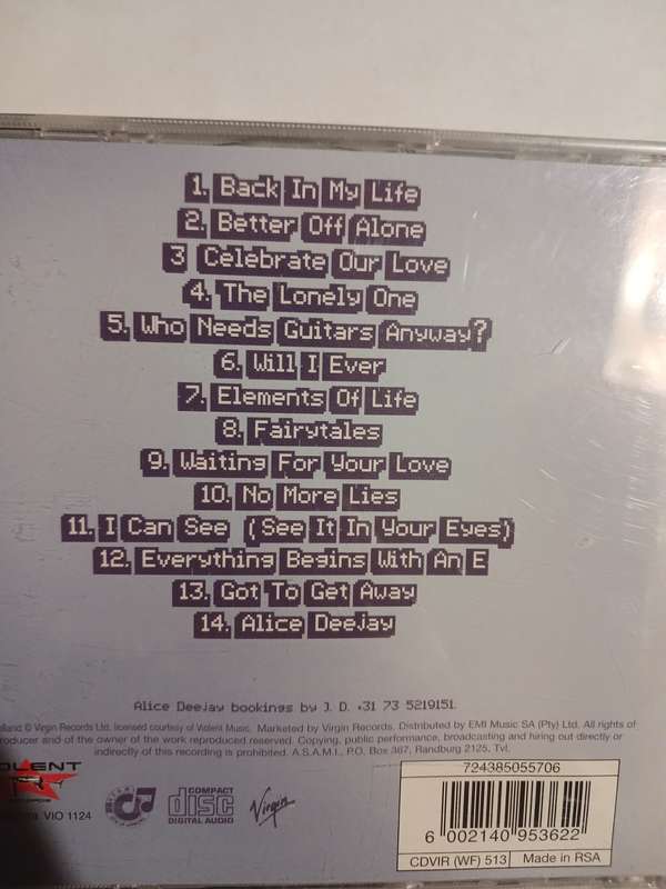 Alice Deejay, Who Needs Guitars Anyway, 2 x CD