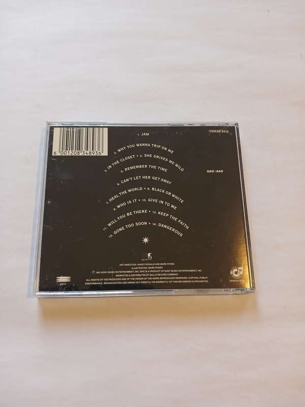 Michael Jackson, Dangerous CD