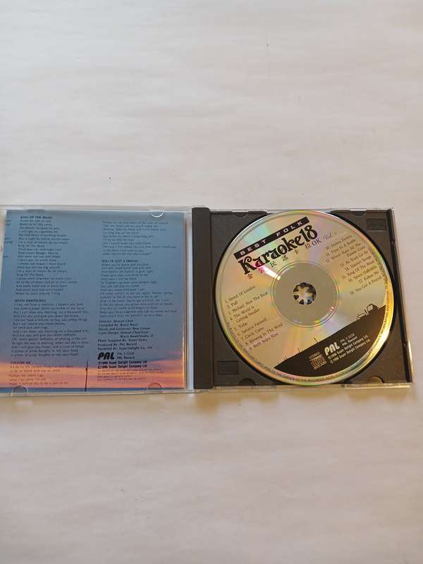Best Folk Karaoke 18, Vol. 1, CD