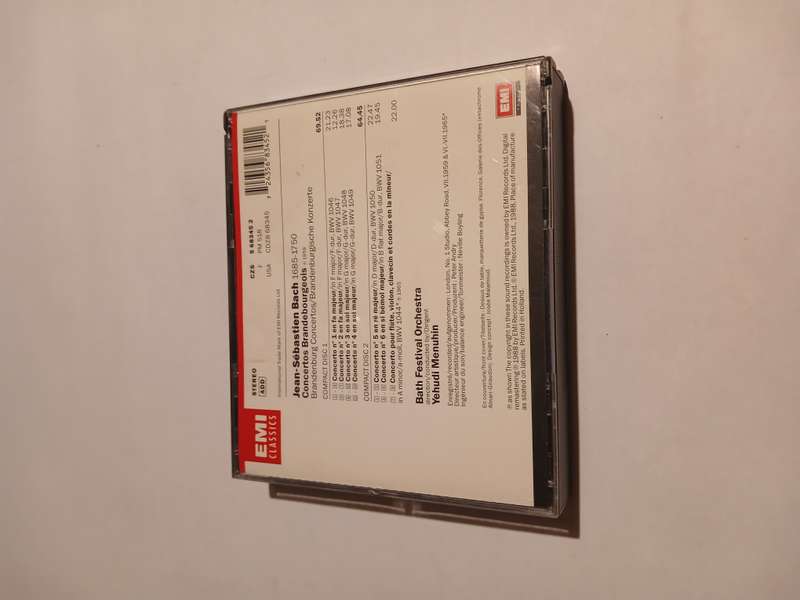 Bach, Concertos Brandebourgeois, 2 x CD