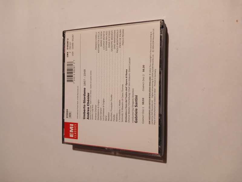 EMI Classics, Andrea Chenier, 2 x CD