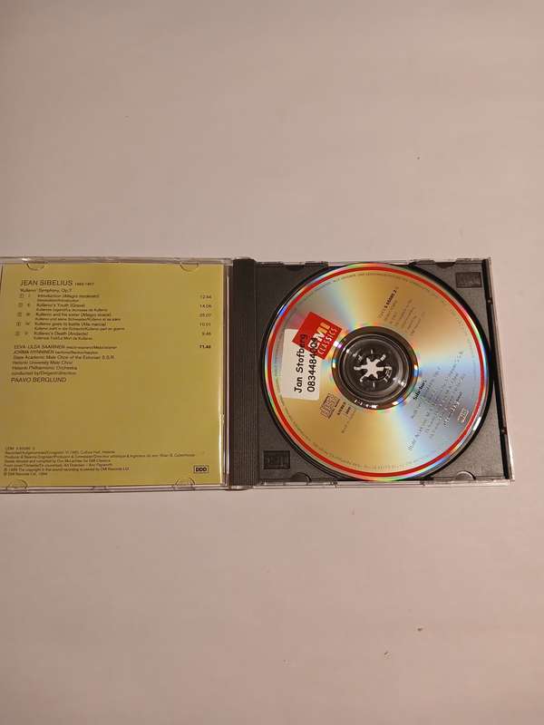 EMI Classics, Sibelius Kullervo Symphony CD, EU