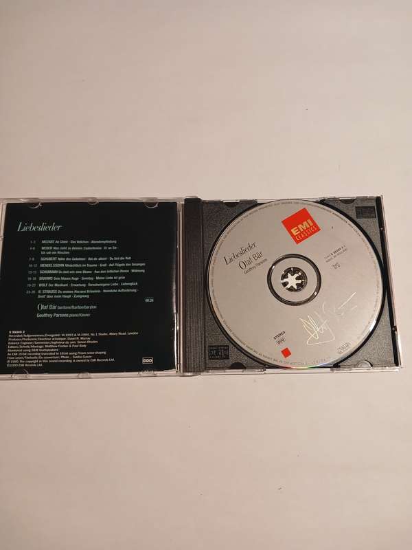 EMI Classics, Liebeslieder Olaf Bar CD, Netherlands