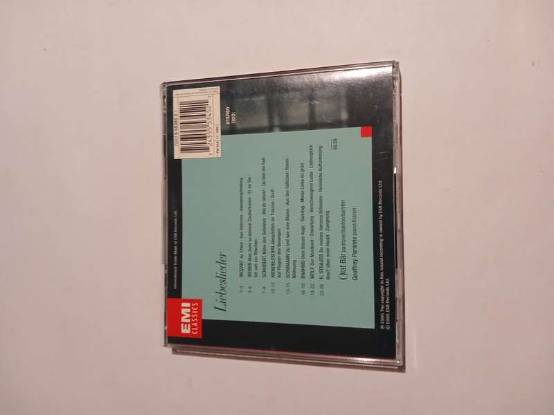 EMI Classics, Liebeslieder Olaf Bar CD, Netherlands