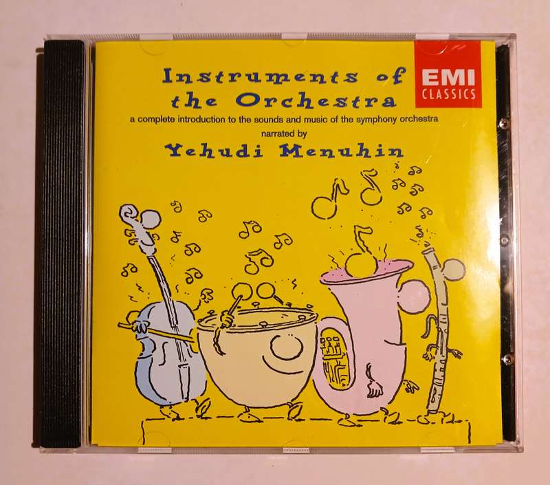 EMI Classics, Instruments of the Orchestra, Yehudi Menuhin CD, UK & Europe, Remastered