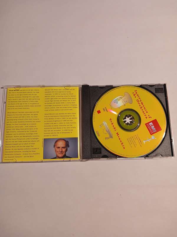 EMI Classics, Instruments of the Orchestra, Yehudi Menuhin CD, UK & Europe, Remastered