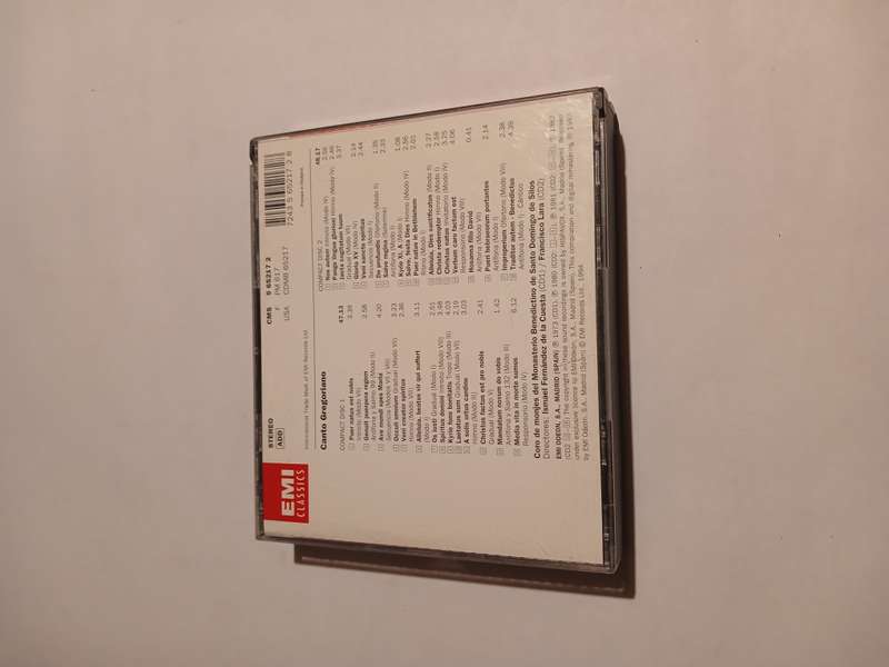 EMI Classics, Canto Gregoriano, 2 x CD Remastered, EU