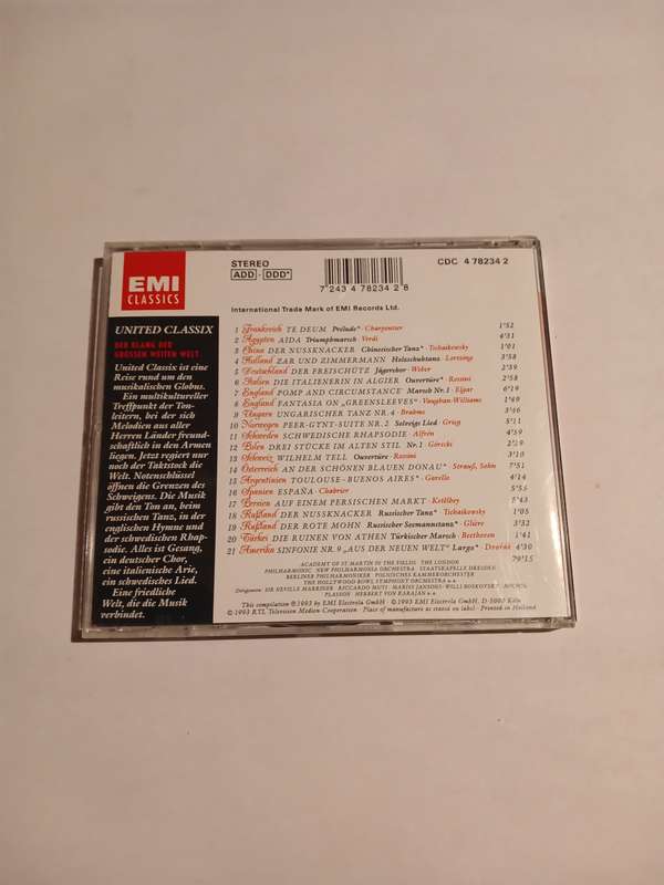 EMI Classics, United Classix CD, Holland