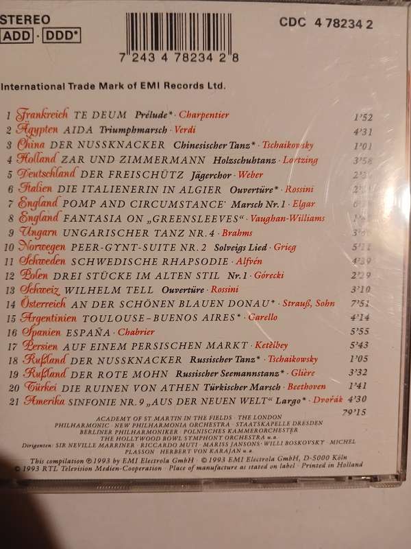 EMI Classics, United Classix CD, Holland