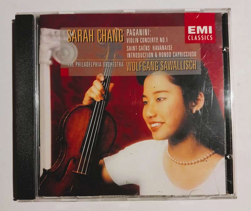EMI Classics, Paganini: Concerto No. 1 in D, Sarah Chang CD, UK