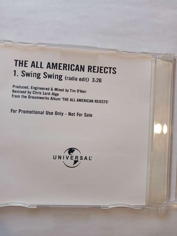 The All-American Rejects, Swing, Swing CD single