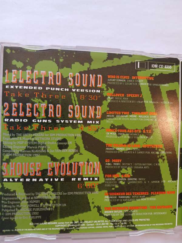 Electro Sound Megamix, Take Three CD single, Belgium