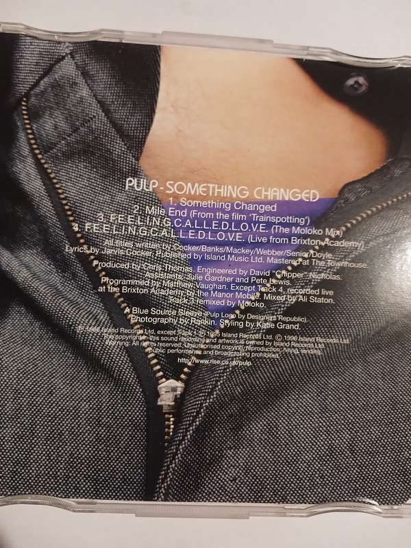 Pulp, Something Changed CD single, UK