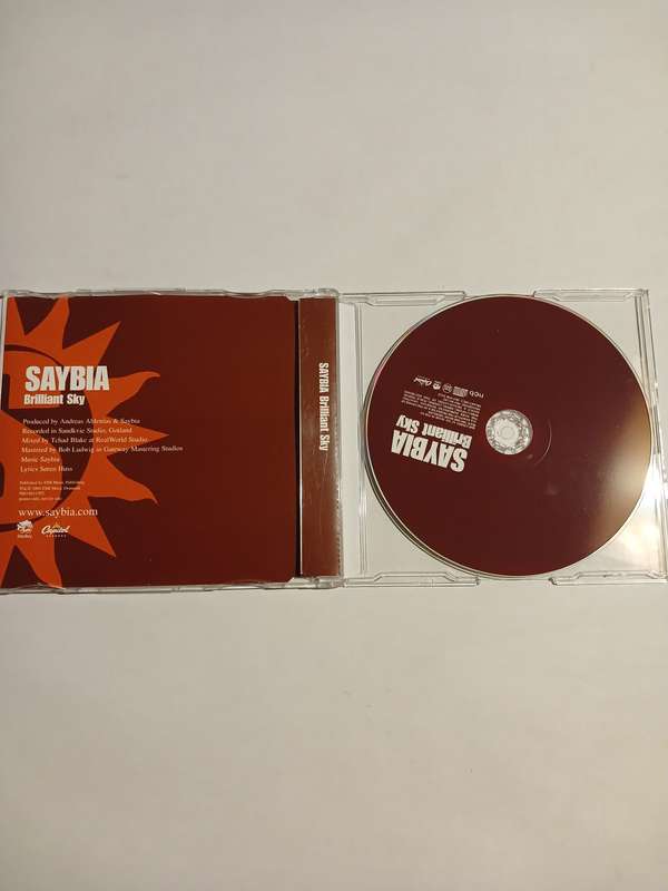 Saybia, Brilliant Sky CD single, Promo, Denmark