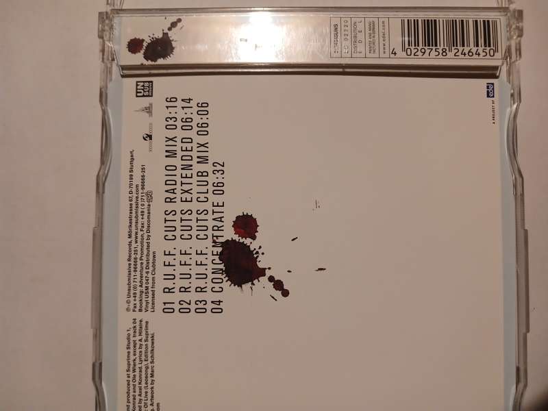 Axel Konrad, R.U.F.F. Cuts / Concentrate CD single, Germany