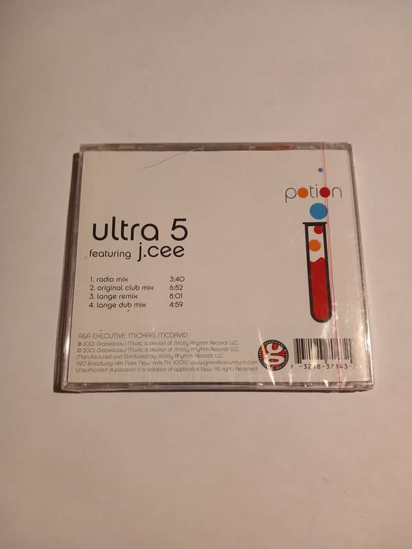 Ultra 5 featuring J.Cee, Potion CD single, US, New