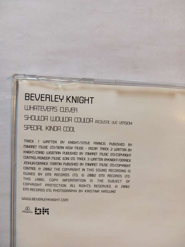 Beverley Knight, Whatever's Clever CD single, EU