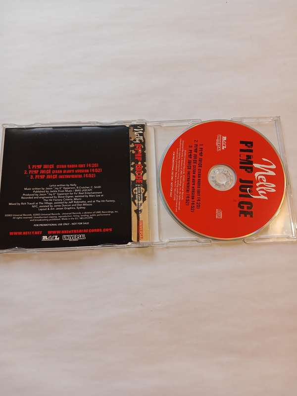 Nelly, Pimp Juice CD single, Promo, EU