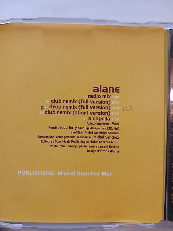 Wes Alane, Todd Terry Remixes CD single