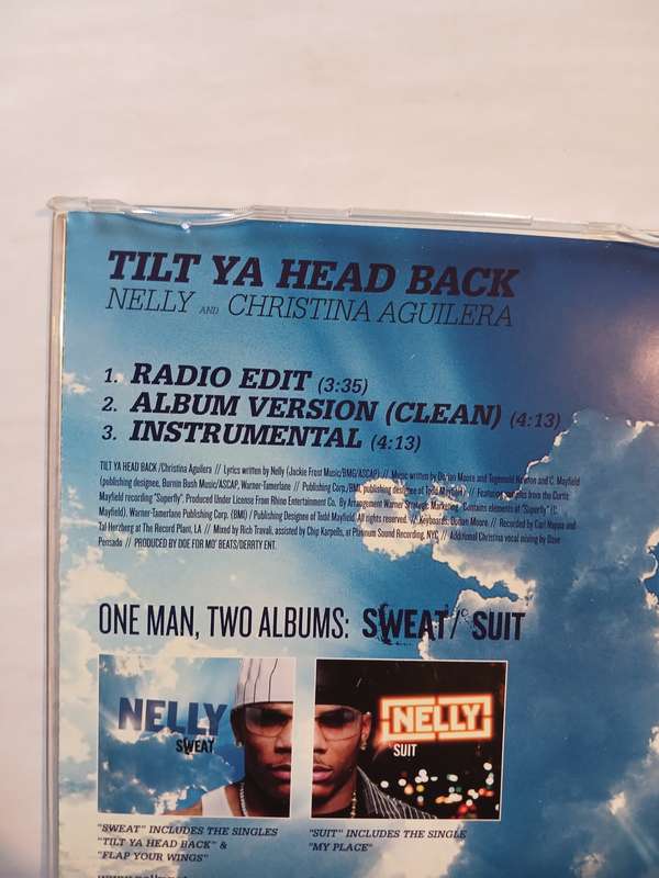 Nelly and Christina Aguilera, Tilt Ya Head Back CD single, Promo, EU