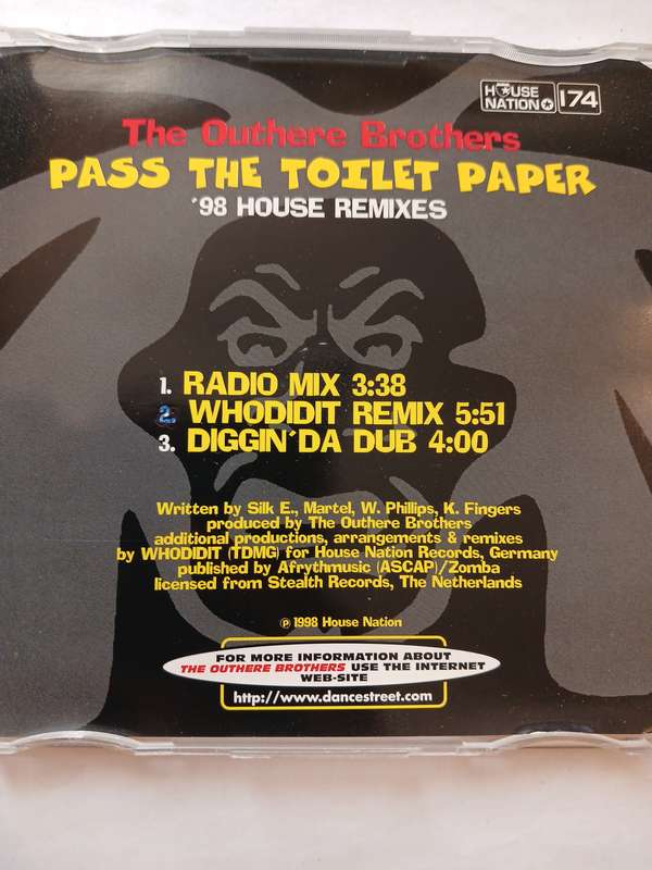 The Outhere Brothers, Pass the Toilet Paper CD single, Germany