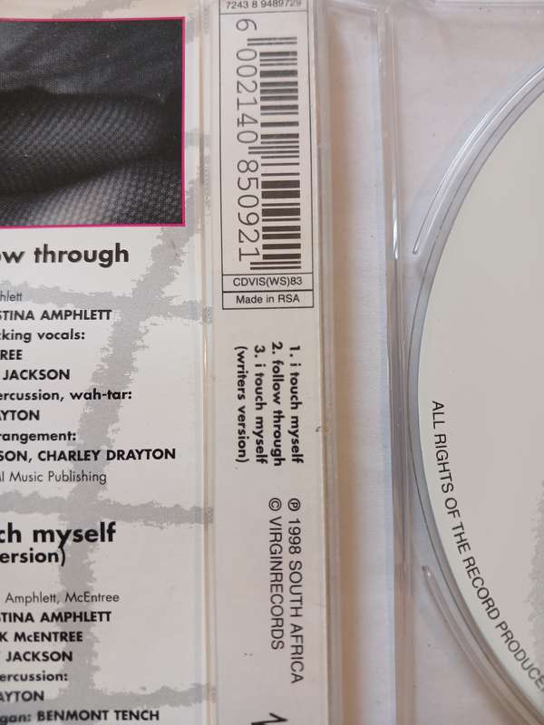 DiVinyls, I Touch Myself CD single