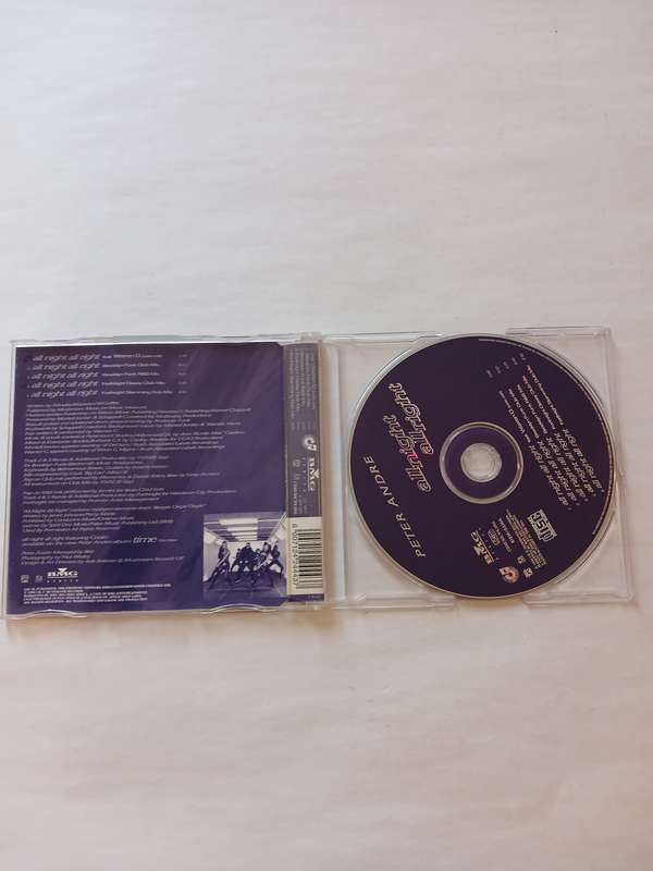 Peter Andre featuring Warren G, All Night All Right CD single