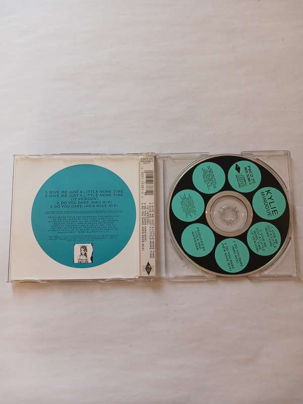 Kylie Minogue, Give Me Just A Little More Time CD single, UK