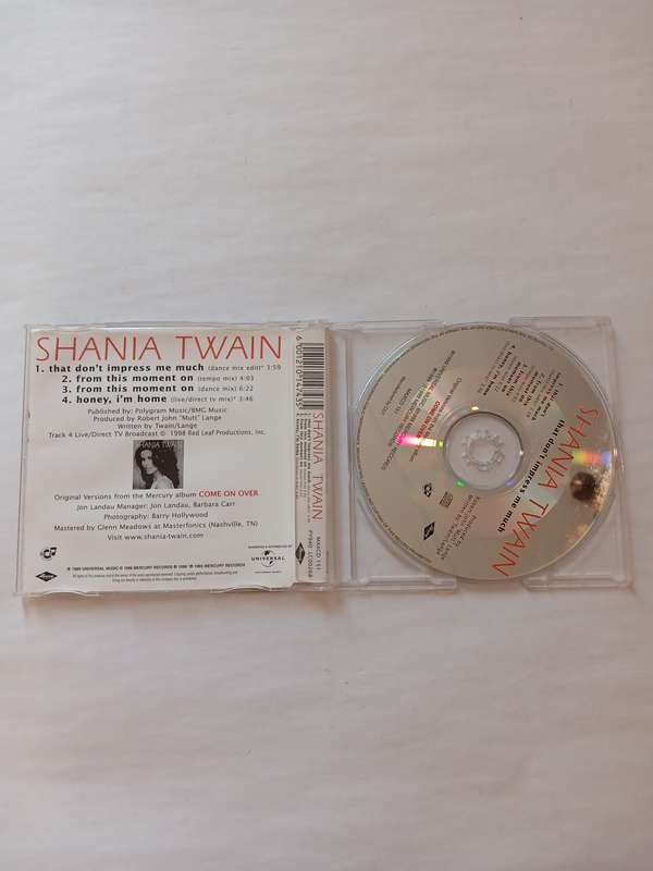Shania Twain, That Don't Impress Me Much CD single