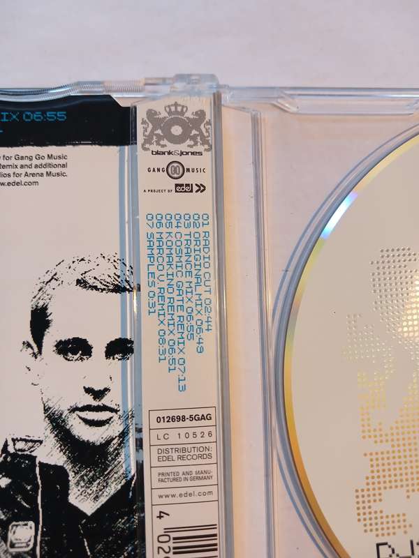 Blank & Jones, DJS, Fans & Freaks (D.F.F.) CD single, Germany