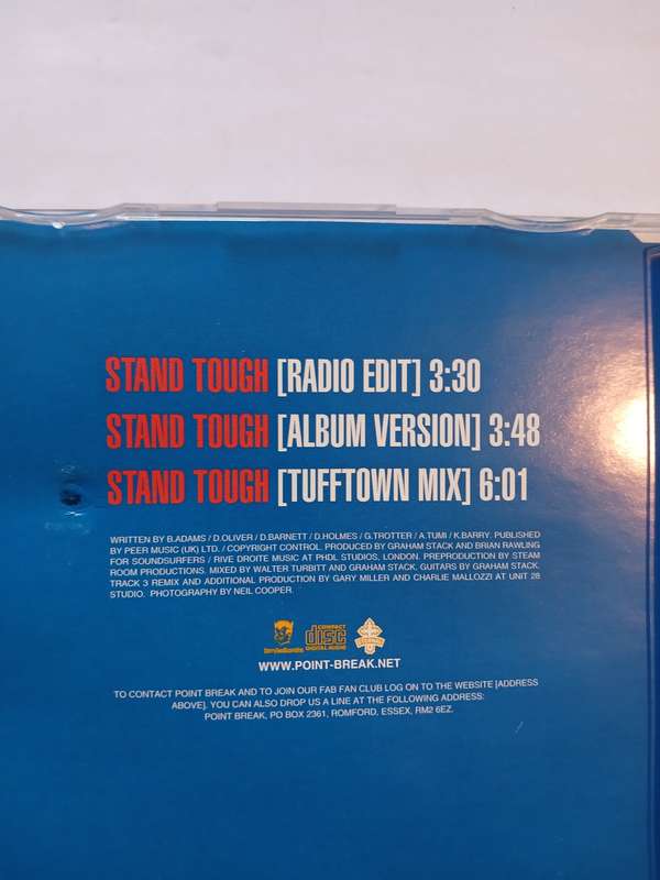 Point Break, Stand Tough CD Single, UK