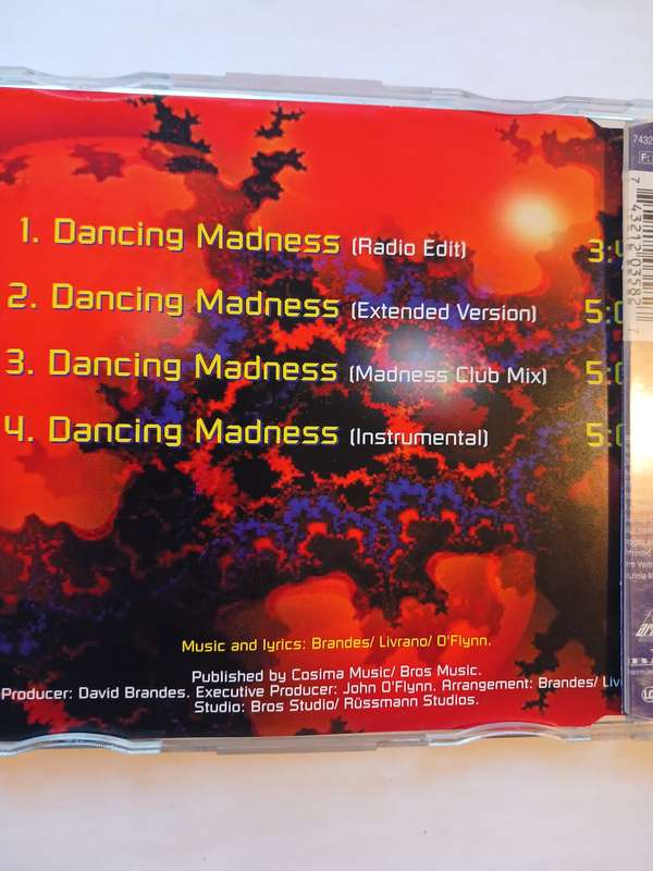 Beat Control, Dancing Madness CD single, Germany