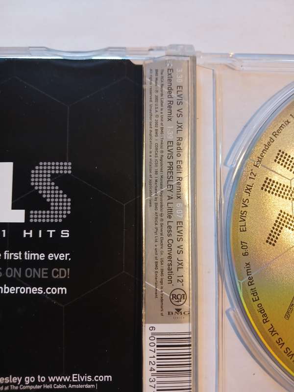 Elvis vs JXL, A Little Less Conversation CD single