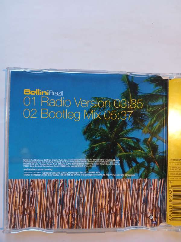 Bellini, Brazil CD single, Germany