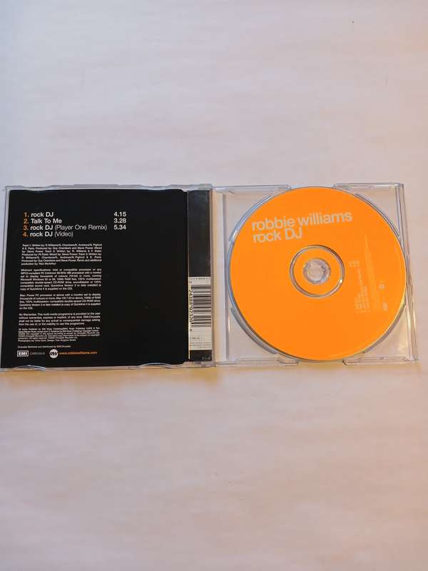 Robbie Williams, Rock DJ CD single, EU